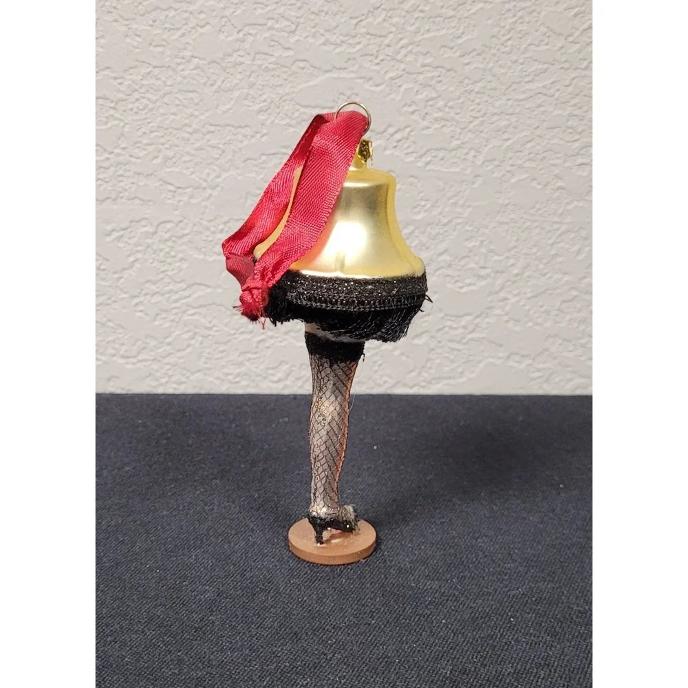 Hallmark A Christmas Story Leg Lamp Blown Glass Christmas Ornament